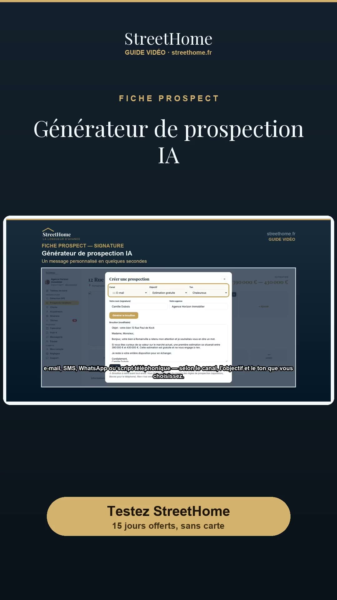 Générateur de prospection IA