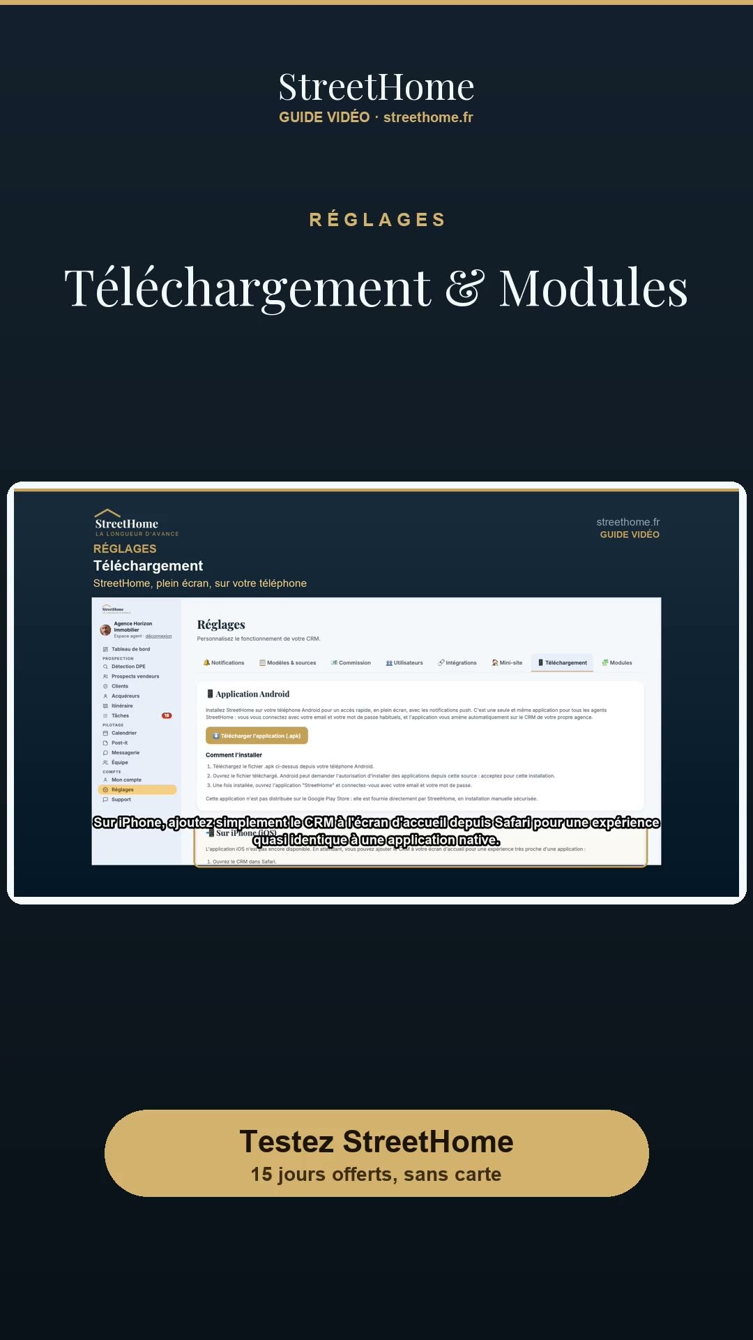 Téléchargement & Modules